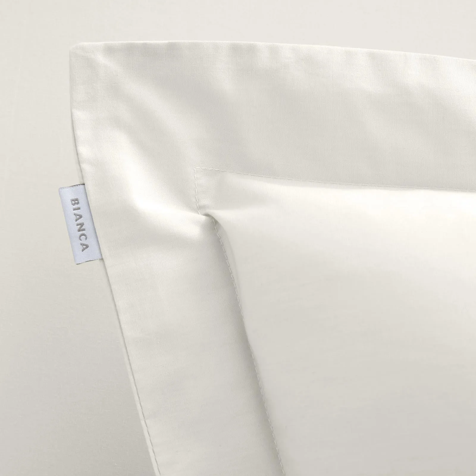 200TC Cotton Percale Oxford Pillowcases Cream
