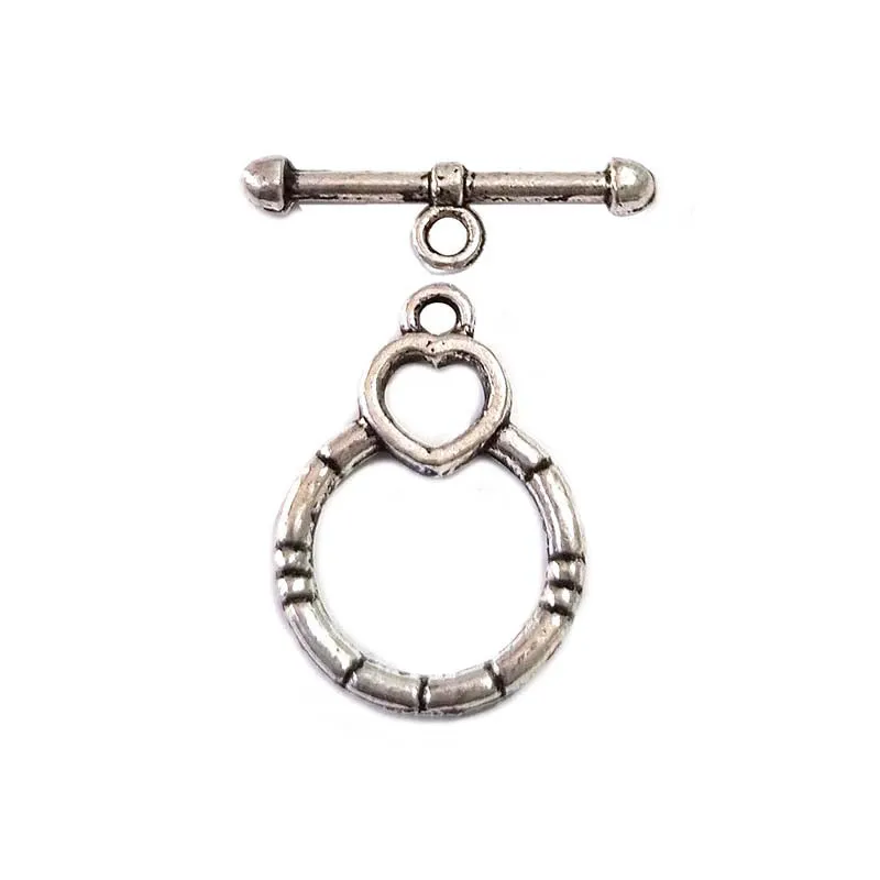 5 Pcs Pkg. German Silver Toggle Clasps for jewelry making in Size about ( accept toggle stick) 16x22mm