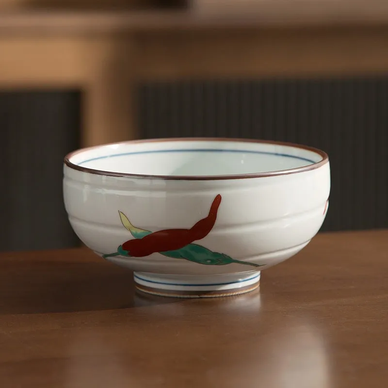 Arita Ware Handcrafted Shikayama Bowl Set of Five