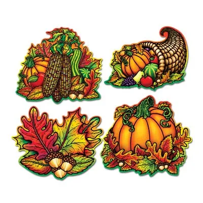 Autumn Splendor Cutouts 16" - Pack of 4