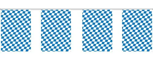 Bavarian Flag Interior Bunting - 2.4m