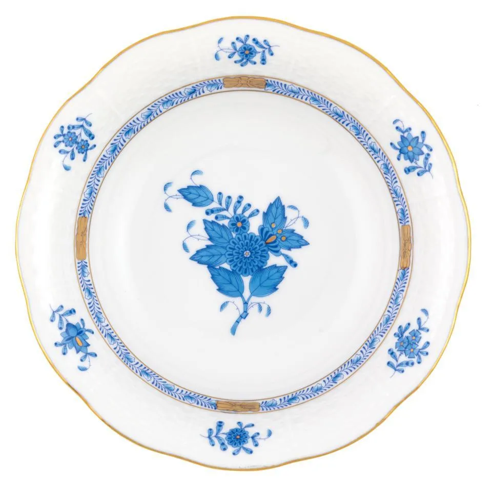 Chinese Bouquet Blue Oatmeal Bowl