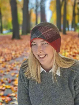 Classic Headband- Cherry Red Check