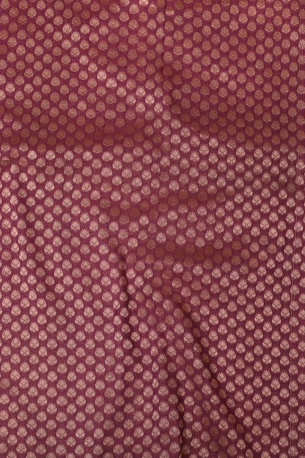 Exquisite Purple Banarasi Silk With Purple Paithani Silk Peacock & Floral Design Dupatta