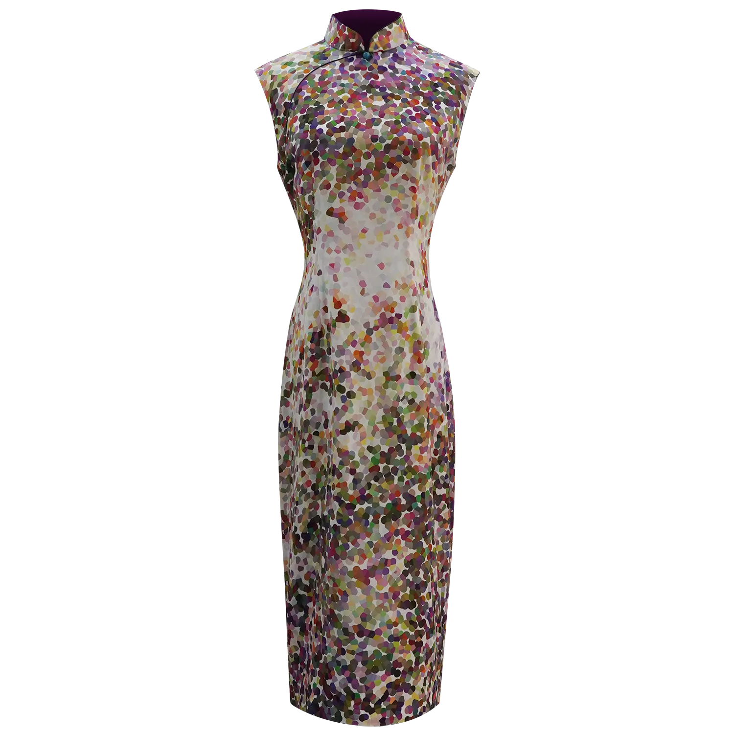 【GARDEN】100% Silk Cheongsam (Sleeveless)