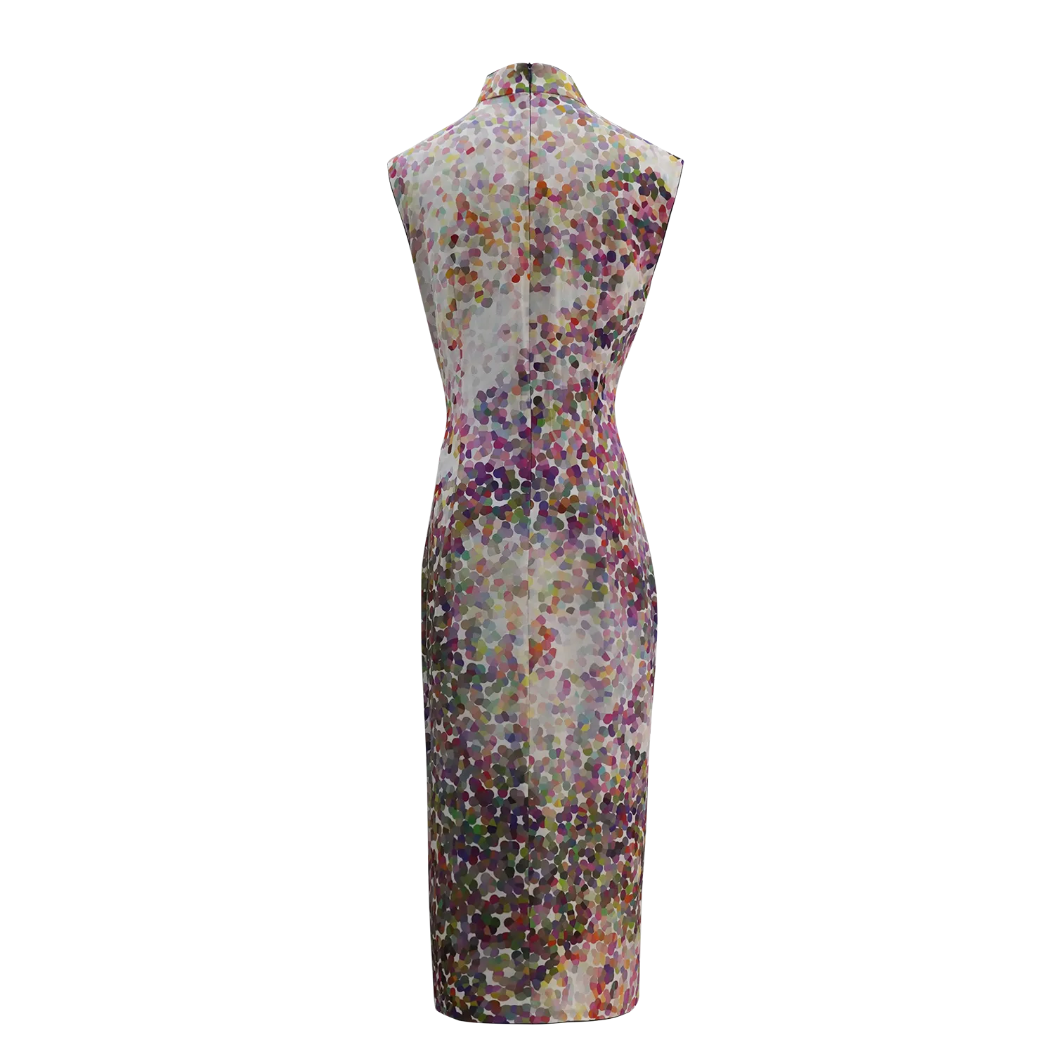 【GARDEN】100% Silk Cheongsam (Sleeveless)