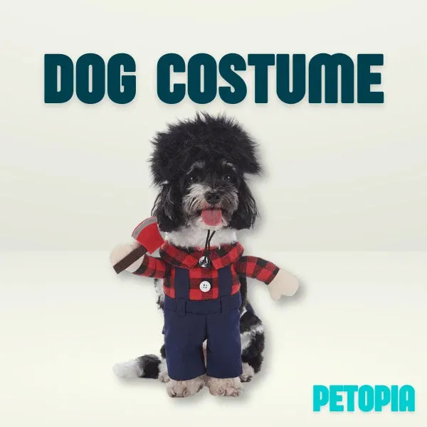 Halloween Dog Costumes - Plaid Thug