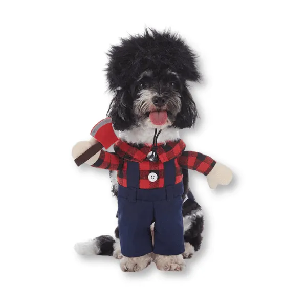 Halloween Dog Costumes - Plaid Thug
