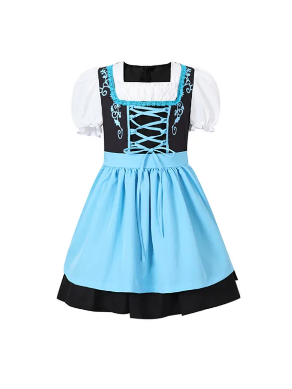 Little Lavender Kid’s Bavarian German Maid Costume Dress