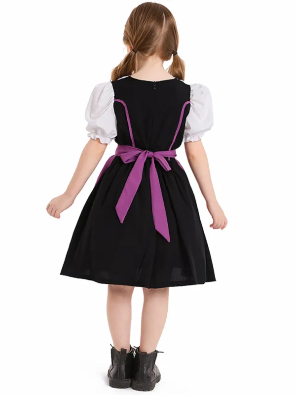 Little Lavender Kid’s Bavarian German Maid Costume Dress