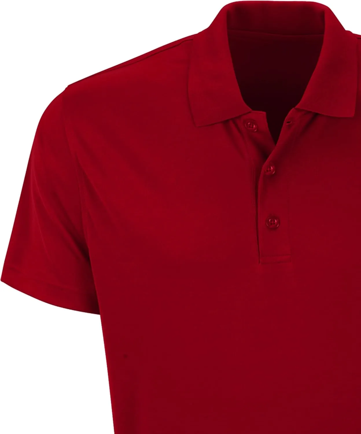 Men's Collegiate Premium Moisture Wicking Team Color Icon Polo