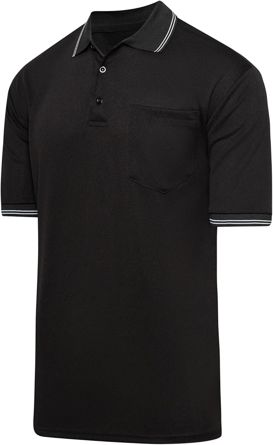 Murray Sporting Goods Short Sleeve Polo Baseball and Softball Umpire Shirt - Sized for Chest Protector