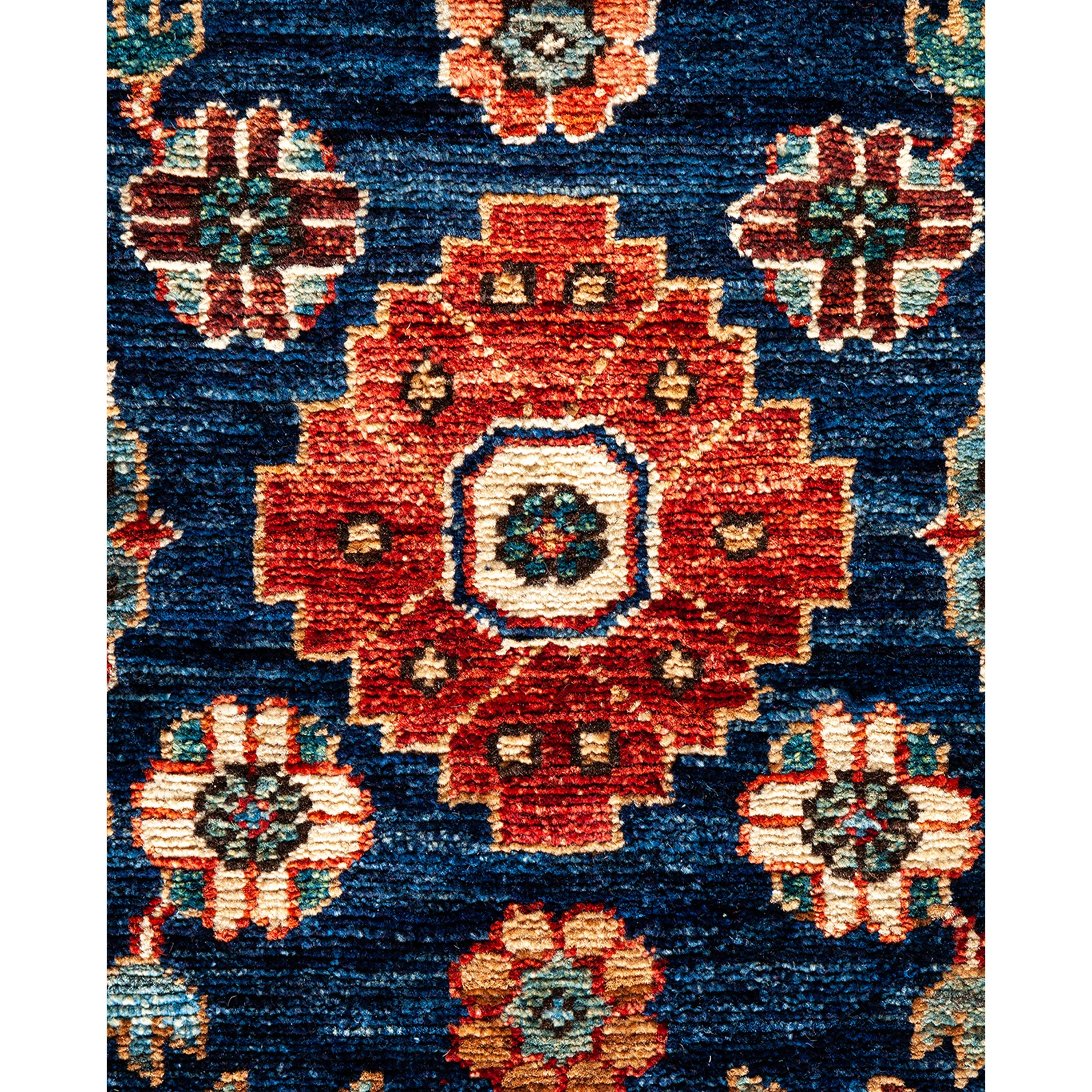 Red Traditional Serapi Wool Rug - 6' x 9'1"