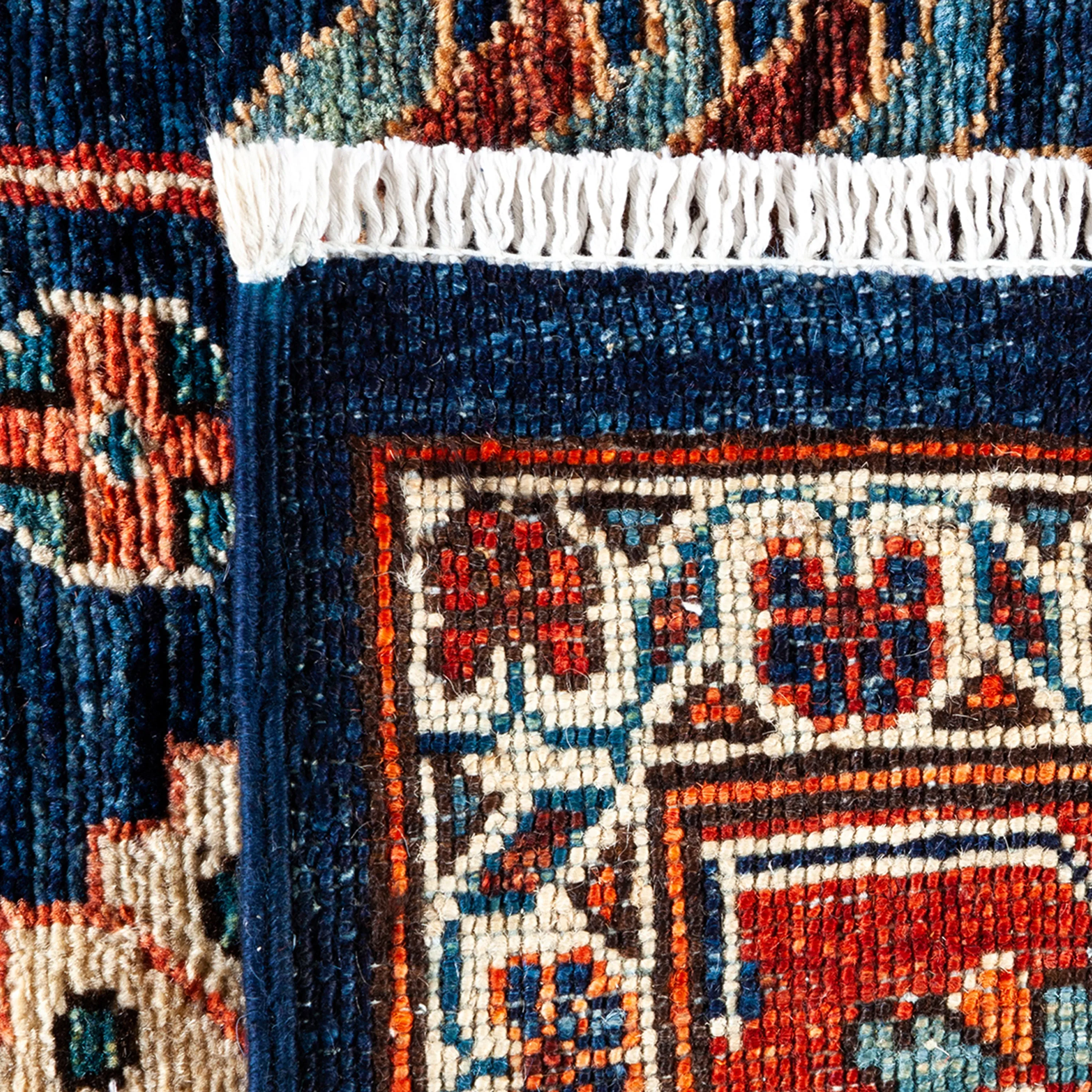 Red Traditional Serapi Wool Rug - 6' x 9'1"
