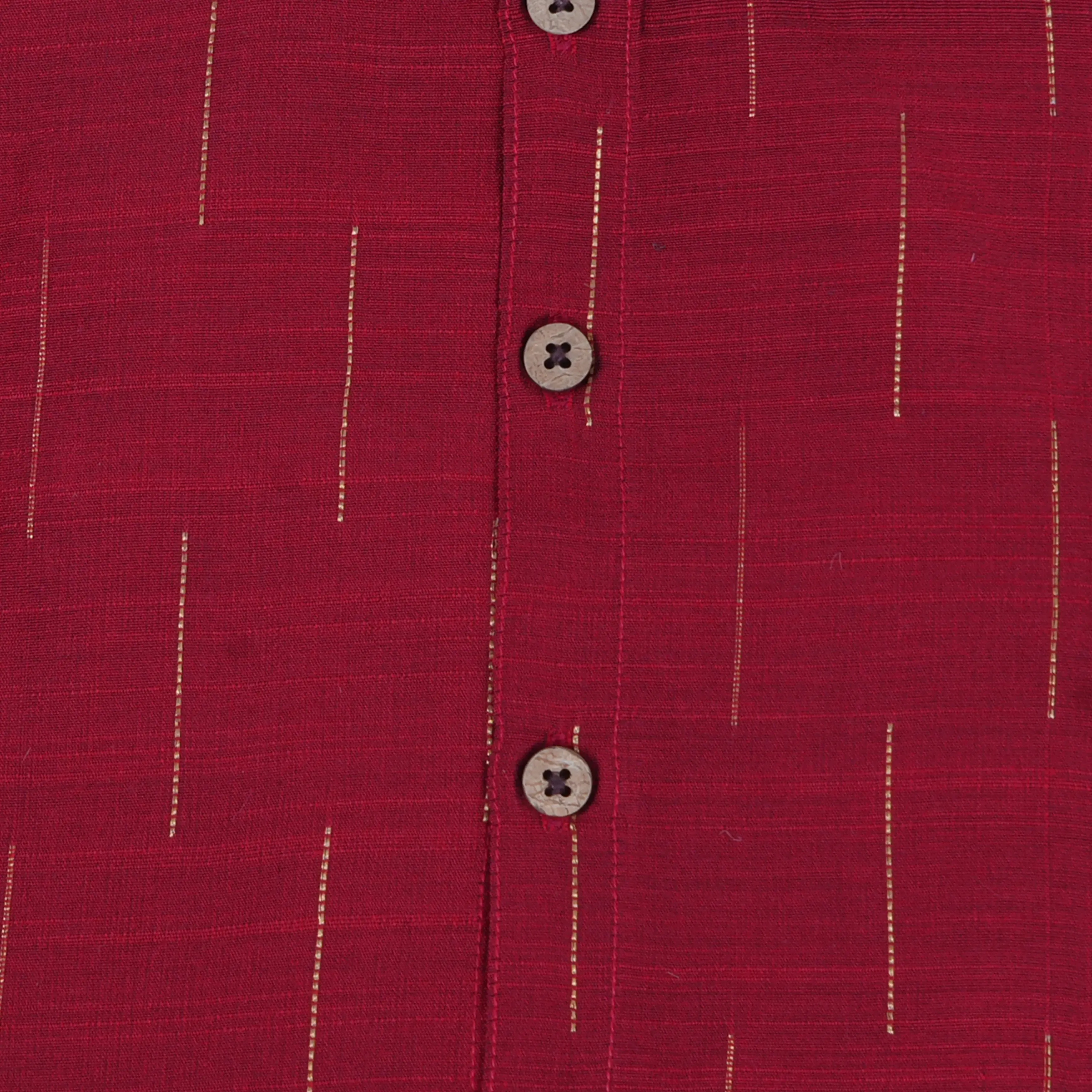 Royal Red Silk Shirt - A Standout Look for Boys