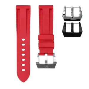 Salmon Red - Rubber Watch Strap For Longines Hydroconquest Diver