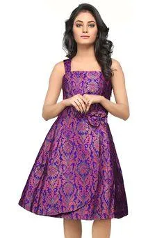 shade of purple color brocade 44&quot;wide Bro619[4]