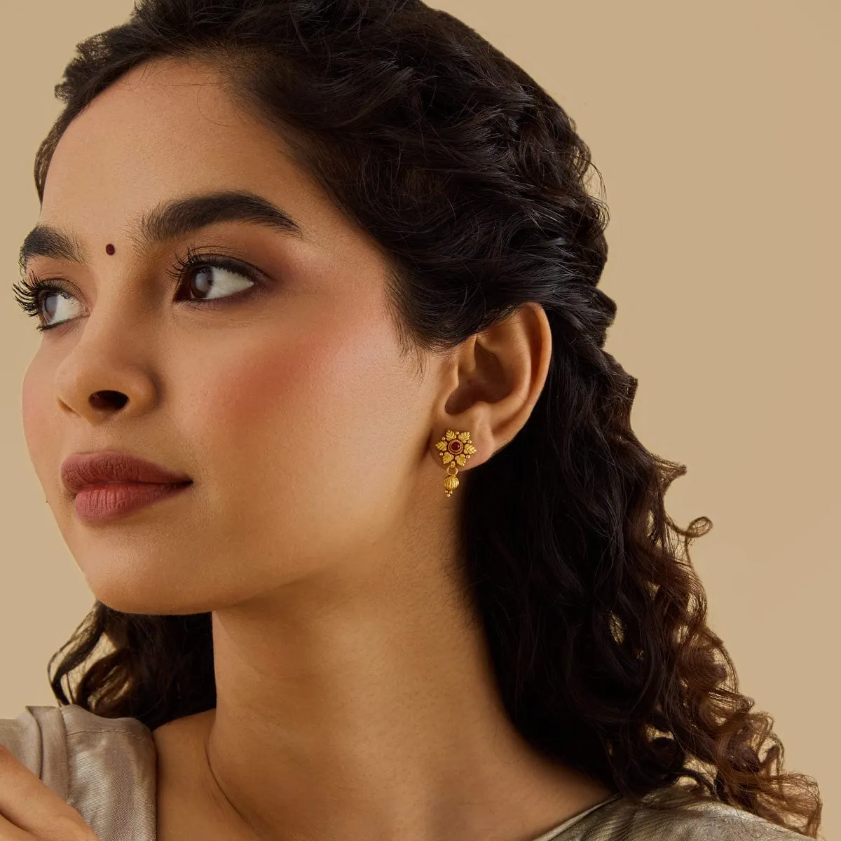 Silver Temple Earring 172700