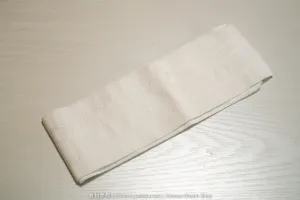 Solid White Datejime - Vintage Informal Kimono Belt - Used to Affix and Tie Yukata Summer Home Kimono