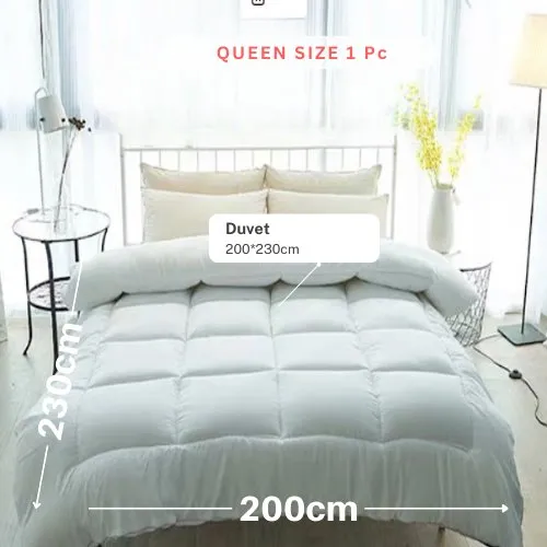 Variance Size Duvet Soft and Comfortable vacuum-packed.