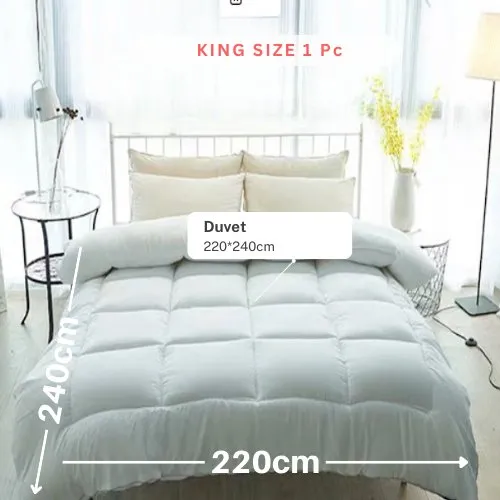 Variance Size Duvet Soft and Comfortable vacuum-packed.