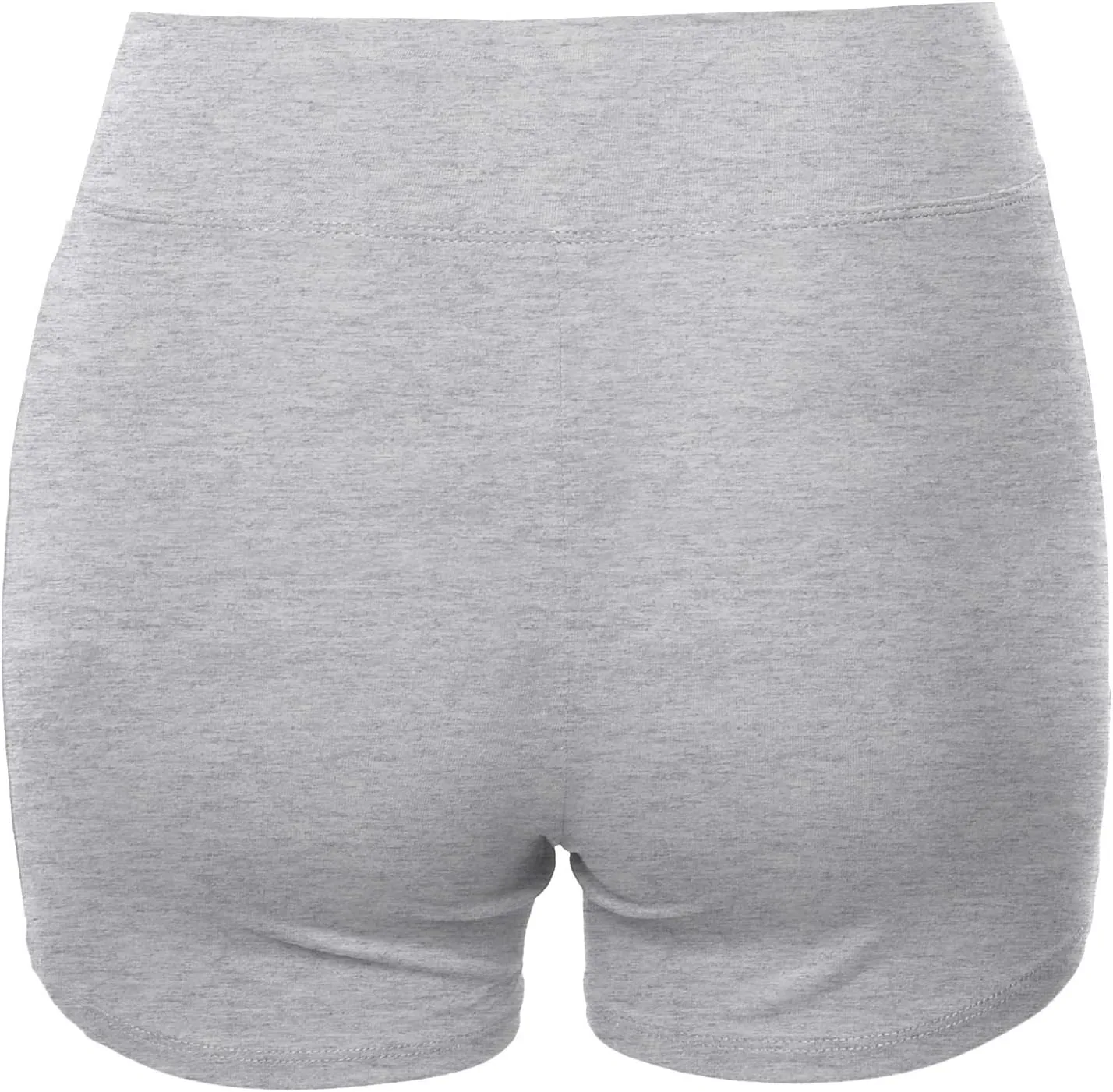 Women's Basic Solid Premium Cotton High Rise Bike Shorts