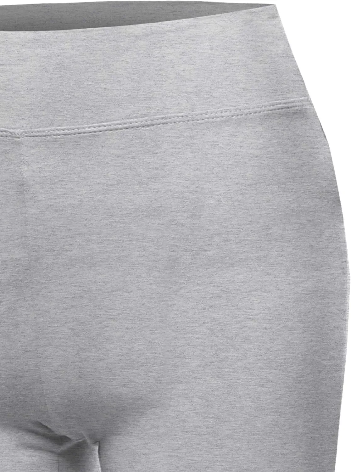 Women's Basic Solid Premium Cotton High Rise Bike Shorts