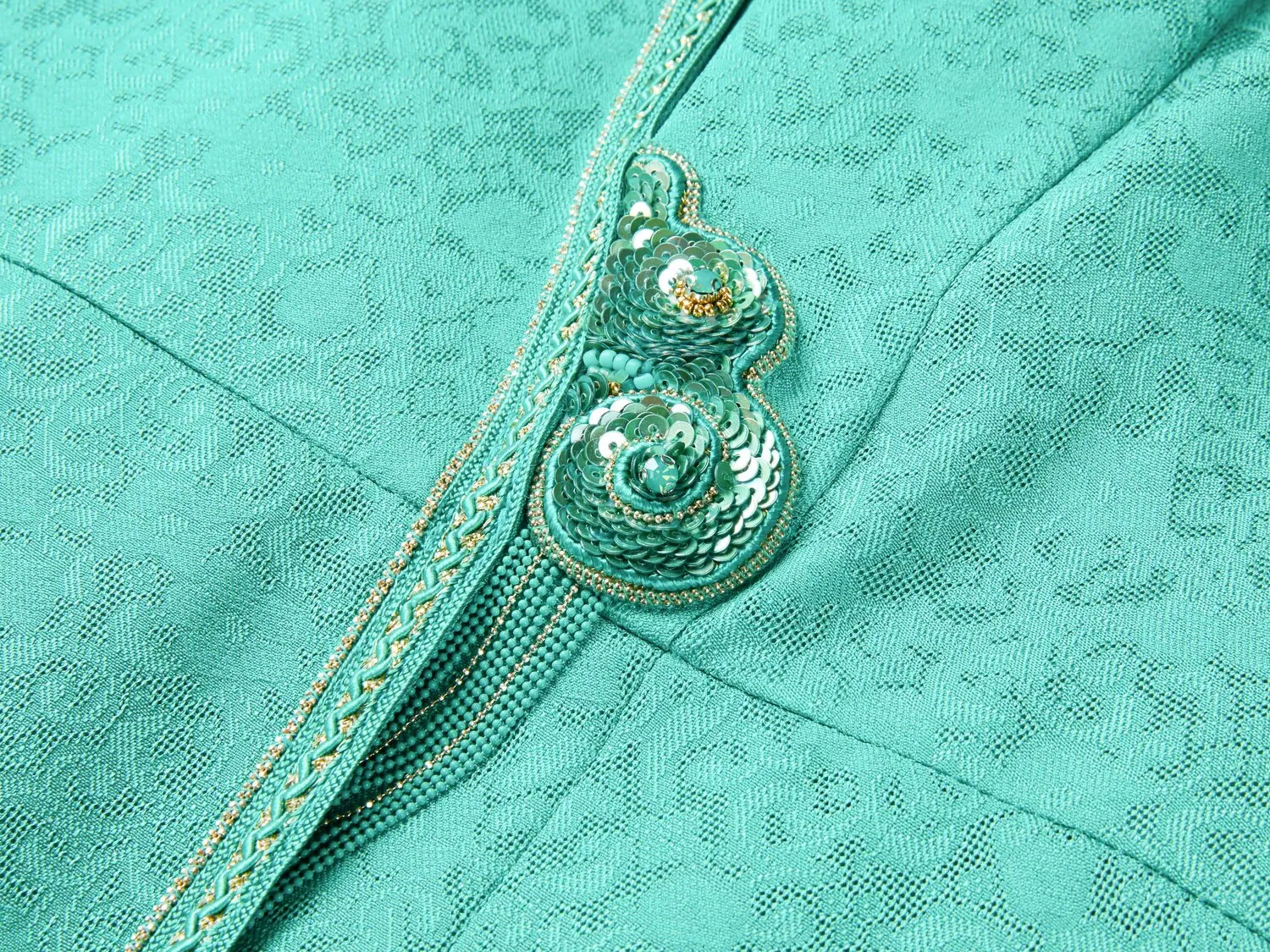 YAYING Silk Flower Brocade Dress EPJES4622AG